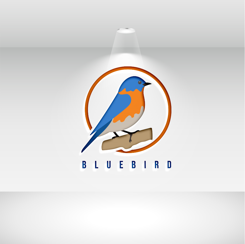 Bird Logo Design Template bluebird preview.