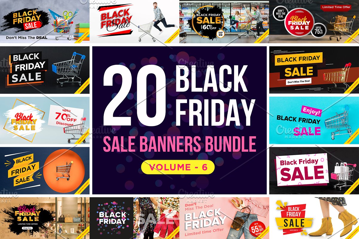 Cover image of Black Friday Sale Banners.