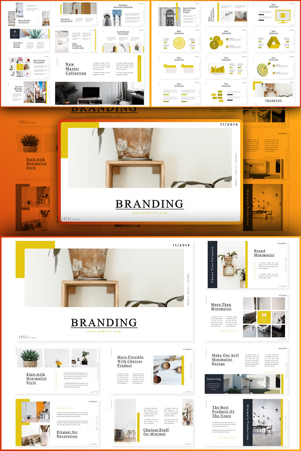Branding | Google Slides Template - Pinterest.
