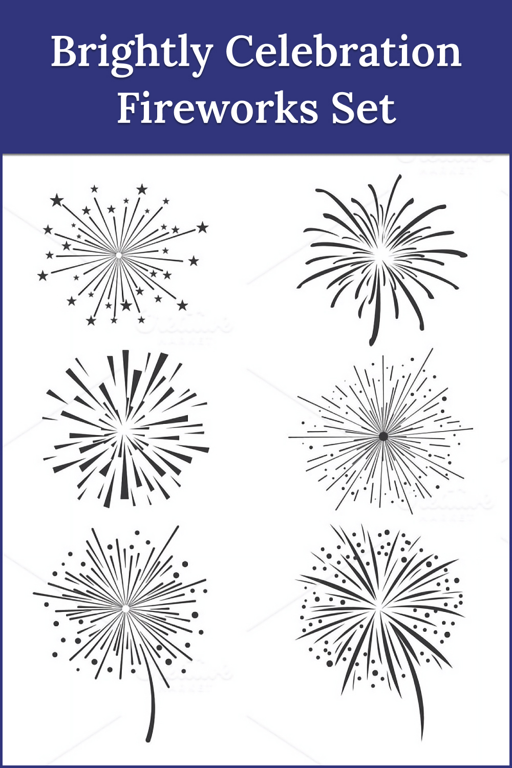 Brightly Celebration Fireworks Set - Pinterest.