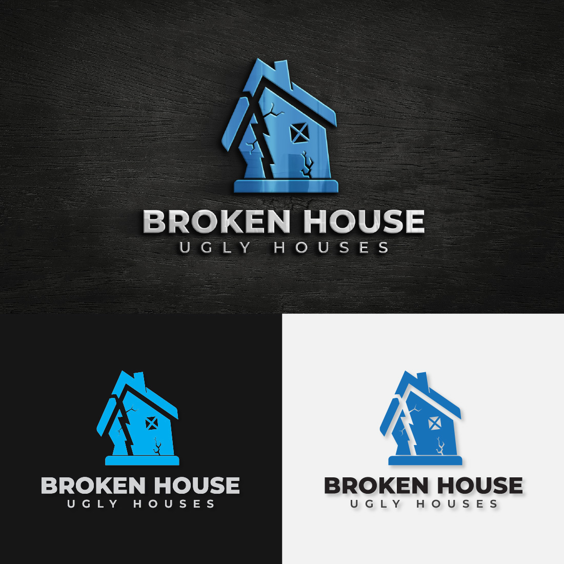 Broken House Logo Design cover image.