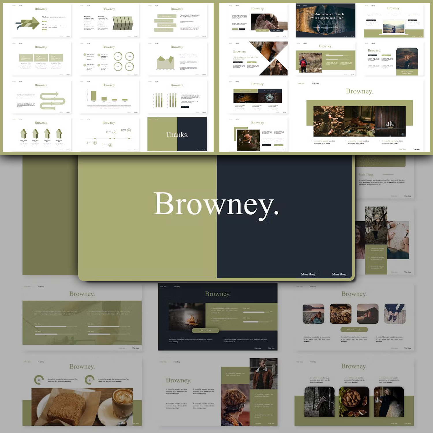 Browney | Google Slides Template.