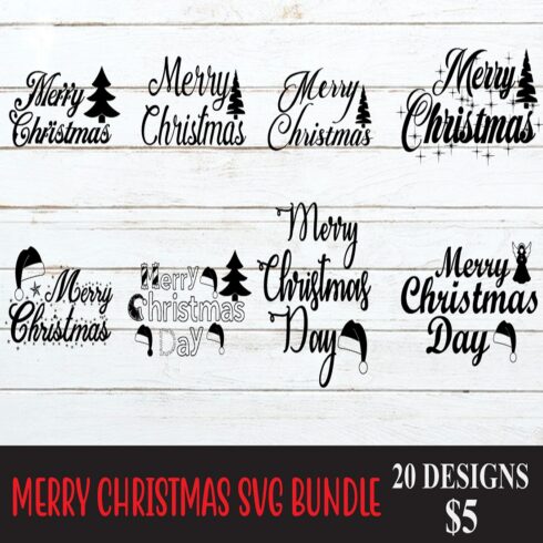 Pack of charming images for prints on the theme of Christmas.