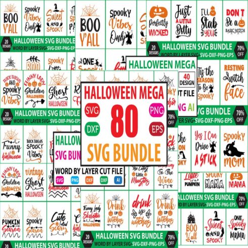 Bundle of amazing images for halloween prints