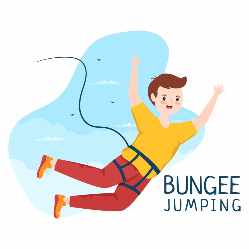 12 Bungee Jumping Illustration - MasterBundles