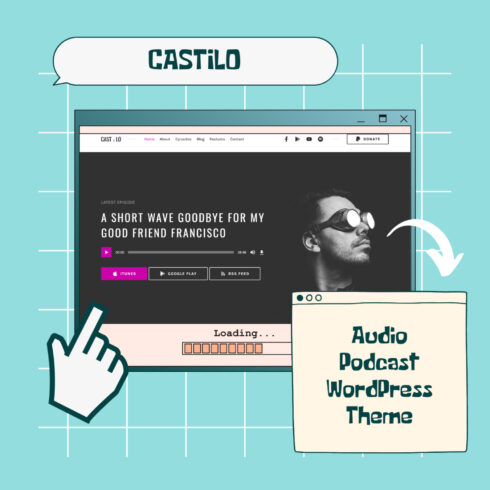 Castilo - Audio Podcast WordPress Theme.