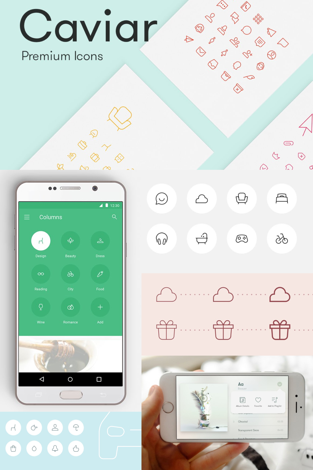 Caviar - Premium Icons - Pinterest.