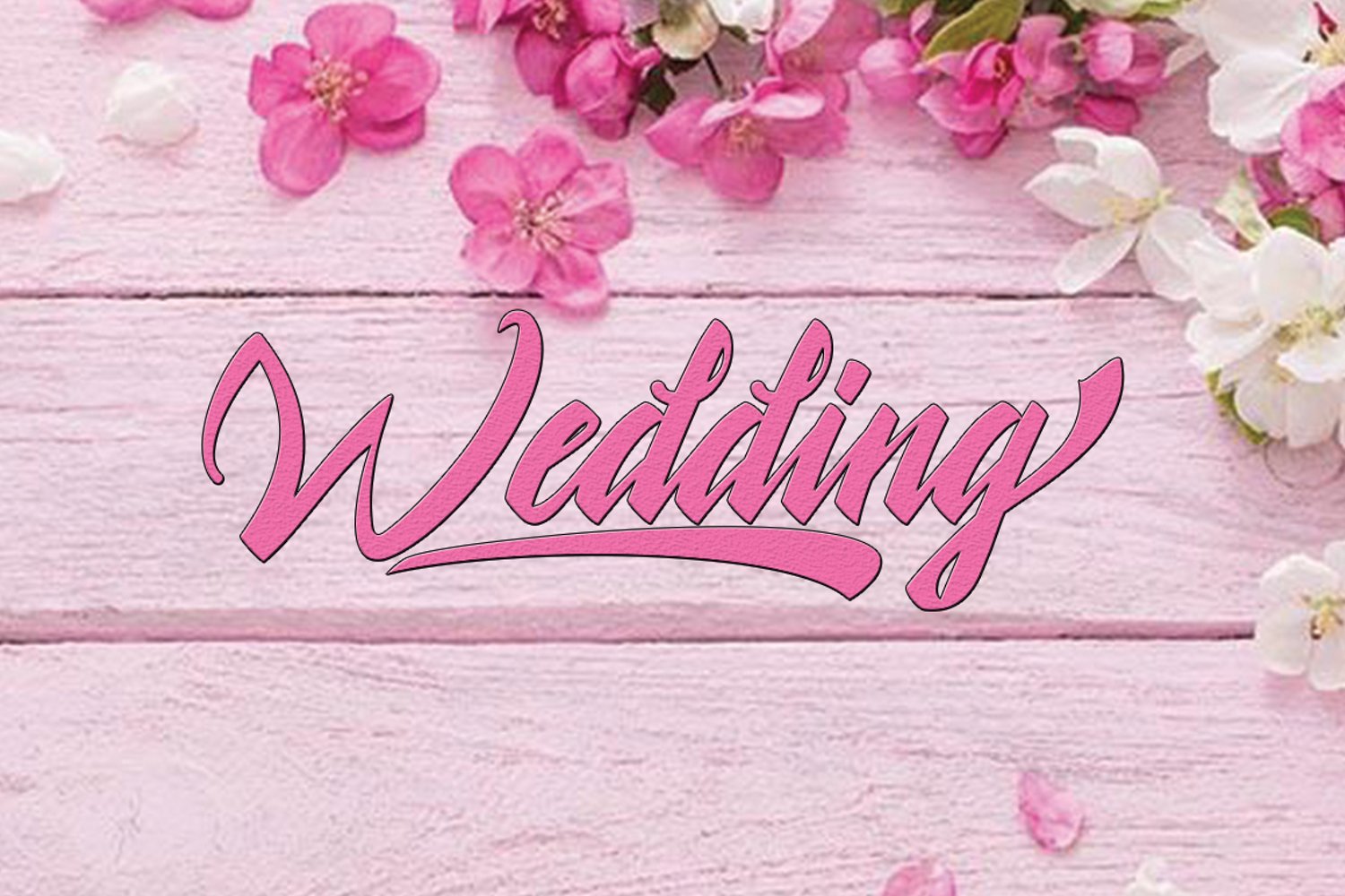 You can use this font for your wedding event.