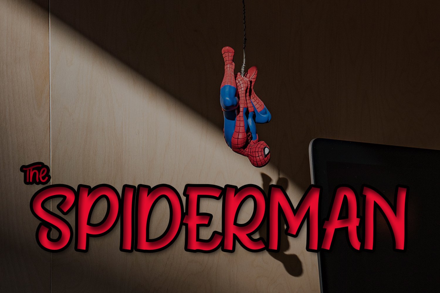 Realistica font for Spiderman theme.
