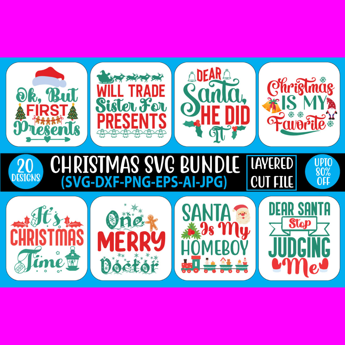 Christmas SVG Bundle.