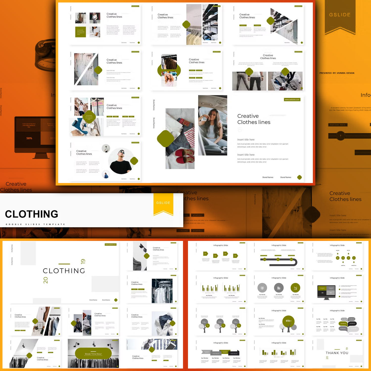 Clothing | Google Slides Template.