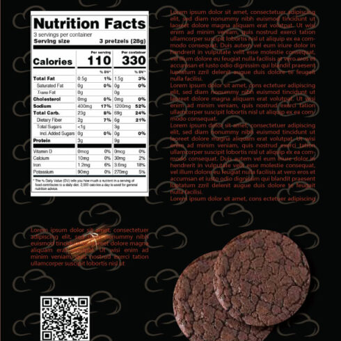 BAKERNEST BISCUIT AND BAKING HUB Editable Pouch Label Template bakernest-biscuit-and-baking-hub-editable-pouch-label-template