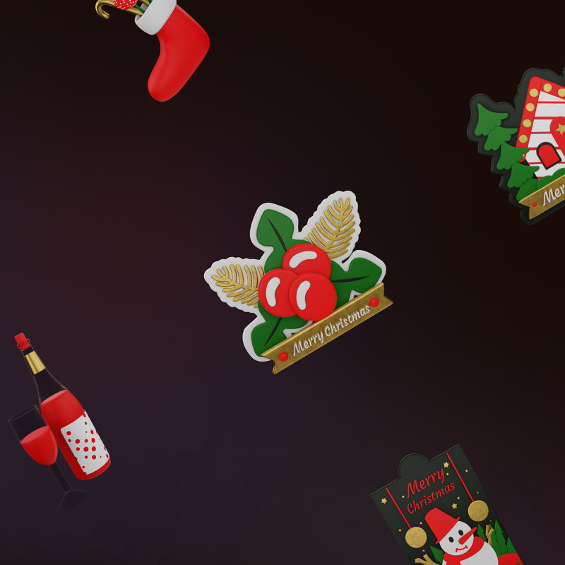 Christmas 3d models main image preview.