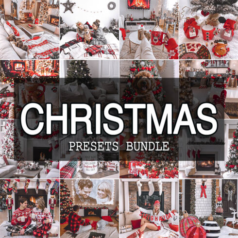 Christmas Bundle Mobile and Desktop Lightroom Presets image cover.