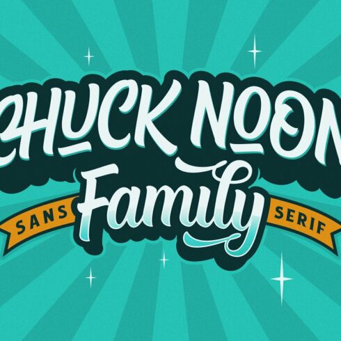 Adorable Chuck Noon Family Font Cover.