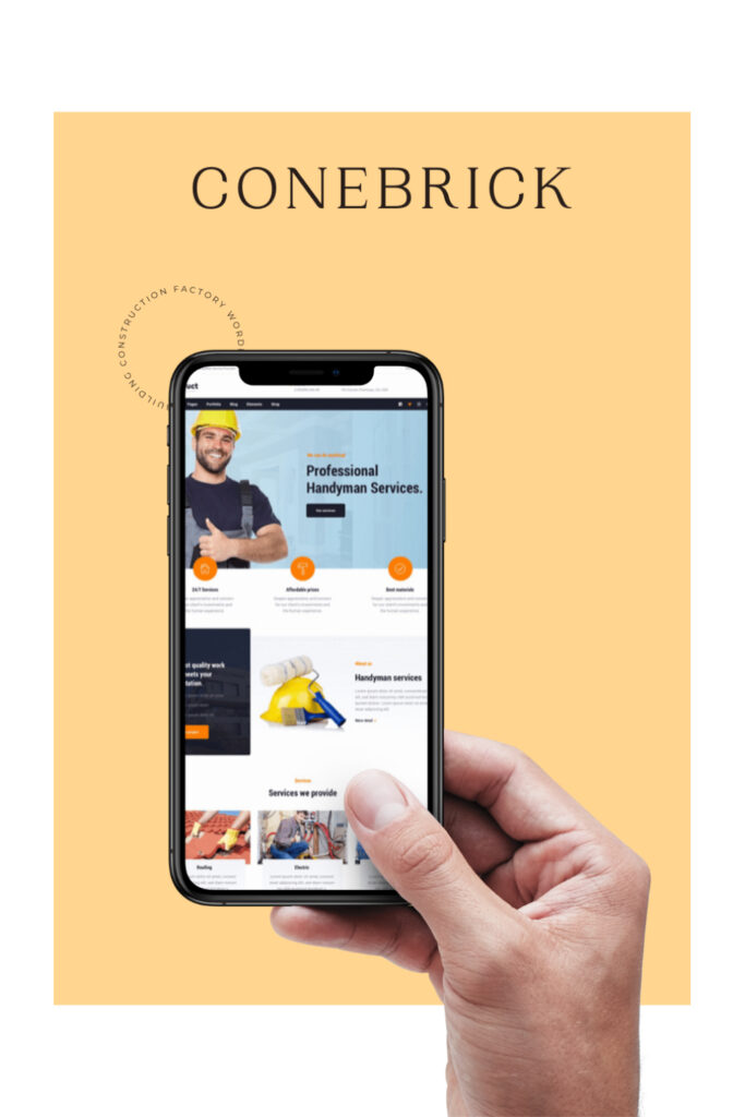 Conebrick - Building Construction Factory WordPress Theme – MasterBundles