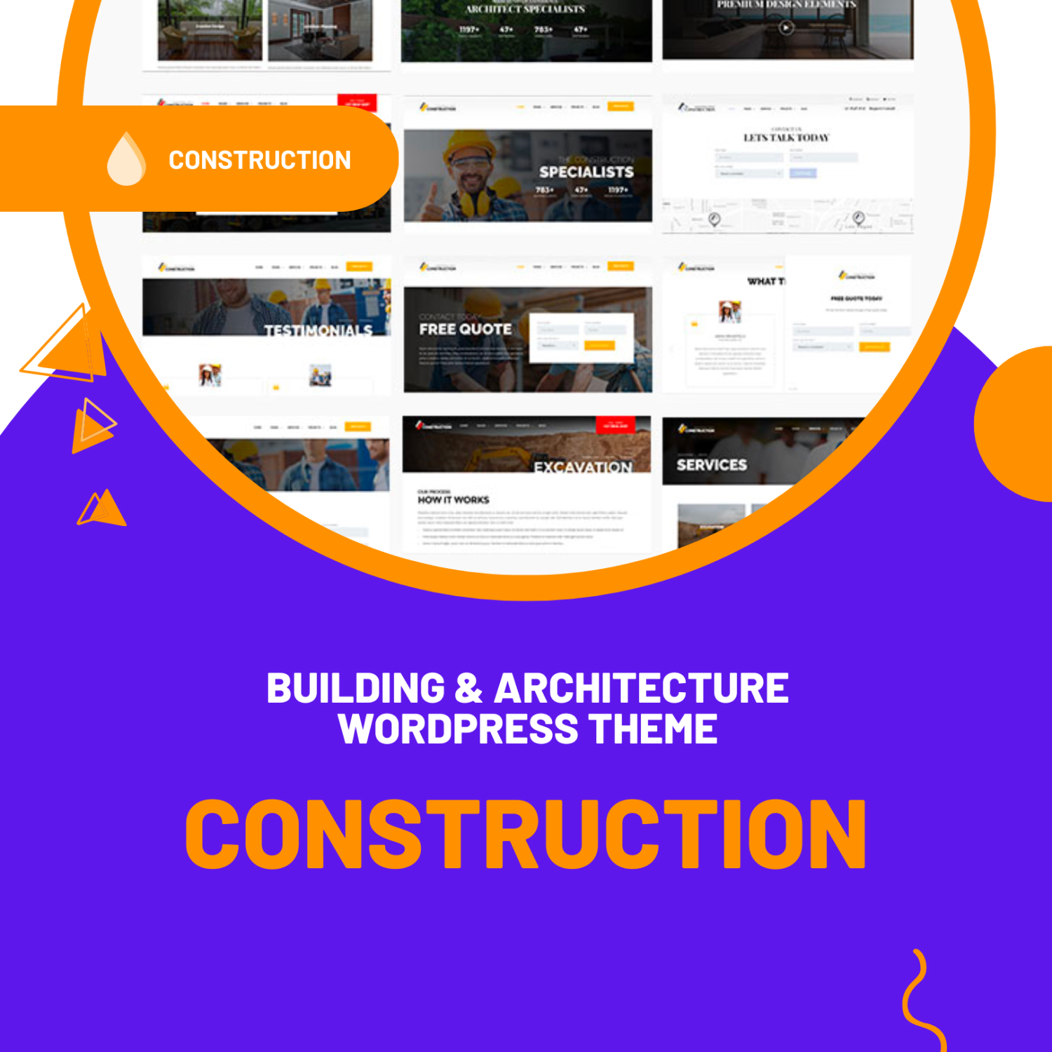 Construction – Building & Architecture WordPress Theme.