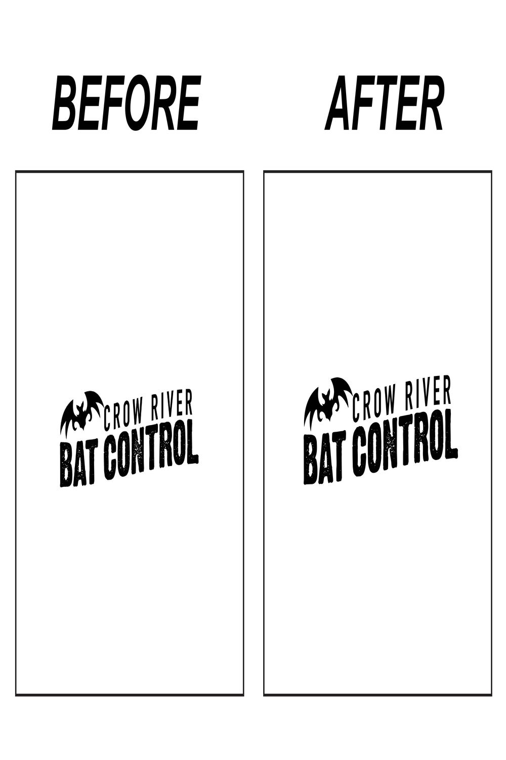 Bat Control Vector Artwork pinterest image.