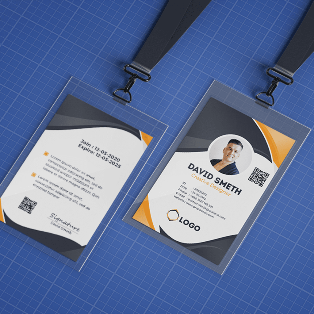 Corporate ID Card Badge for Business - MasterBundles