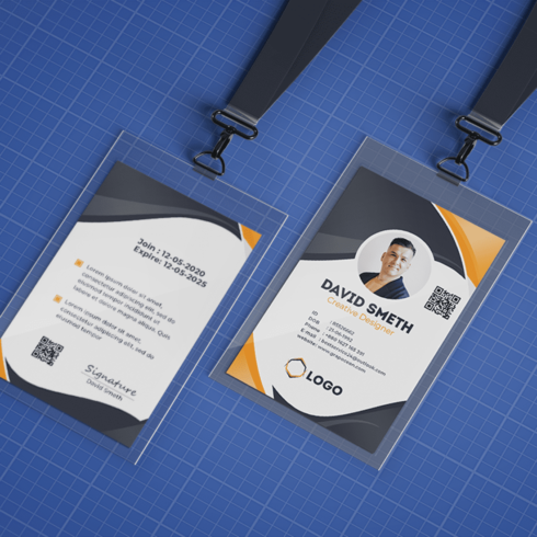 Corporate ID Card Badge for Business cover image.