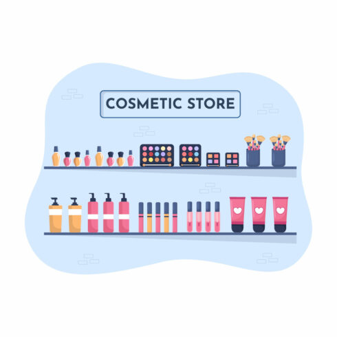 Cosmetics Store Illustration cover image.