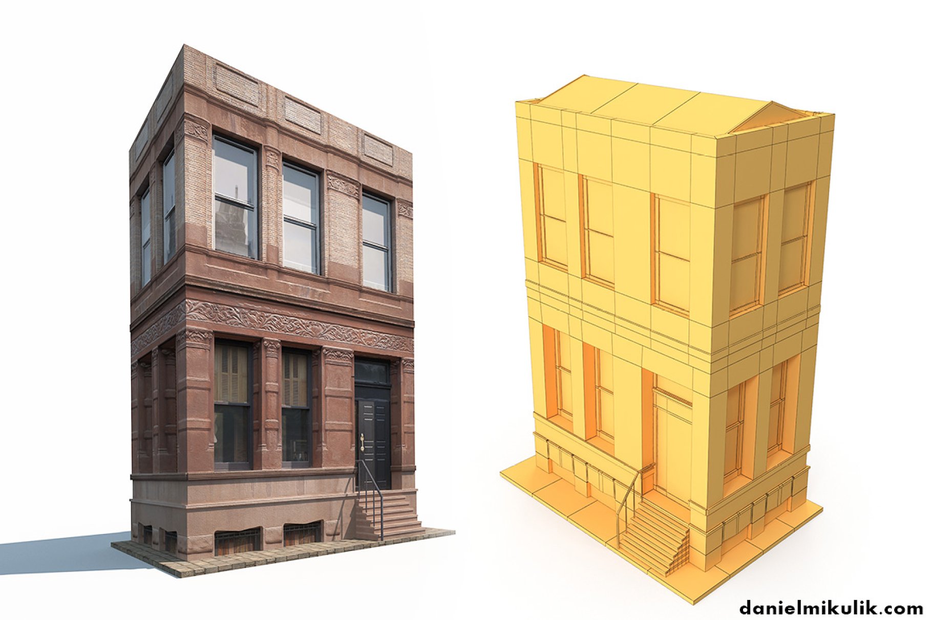 Cover image of Apartment House #160 Low Poly.