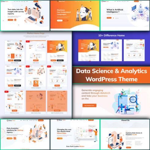 DataTech - Data Science & AI Tech And IOT WordPress Theme.