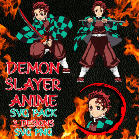 Demon Slayer Anime SVG.