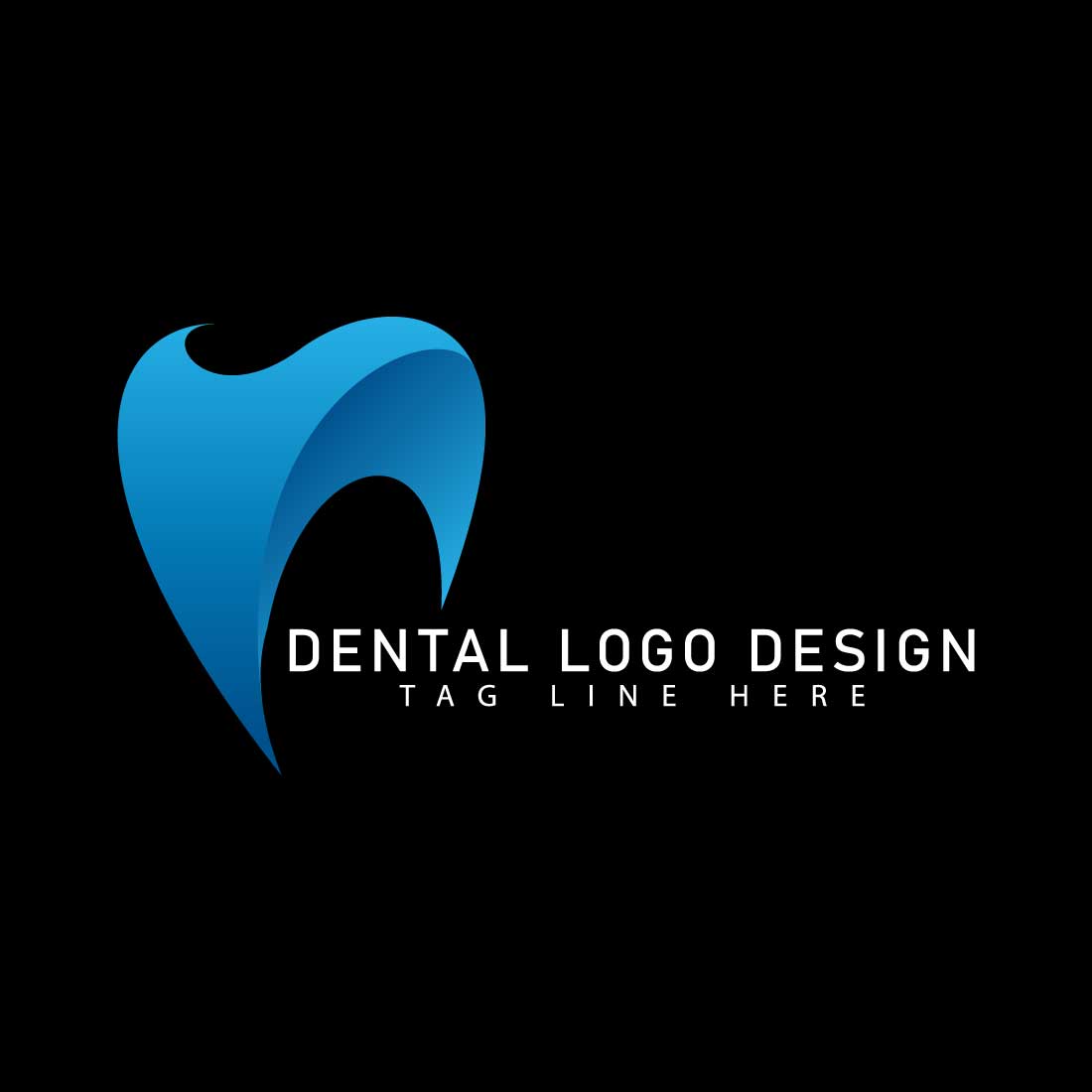 Dental Logo Design EPS SVG cover image.