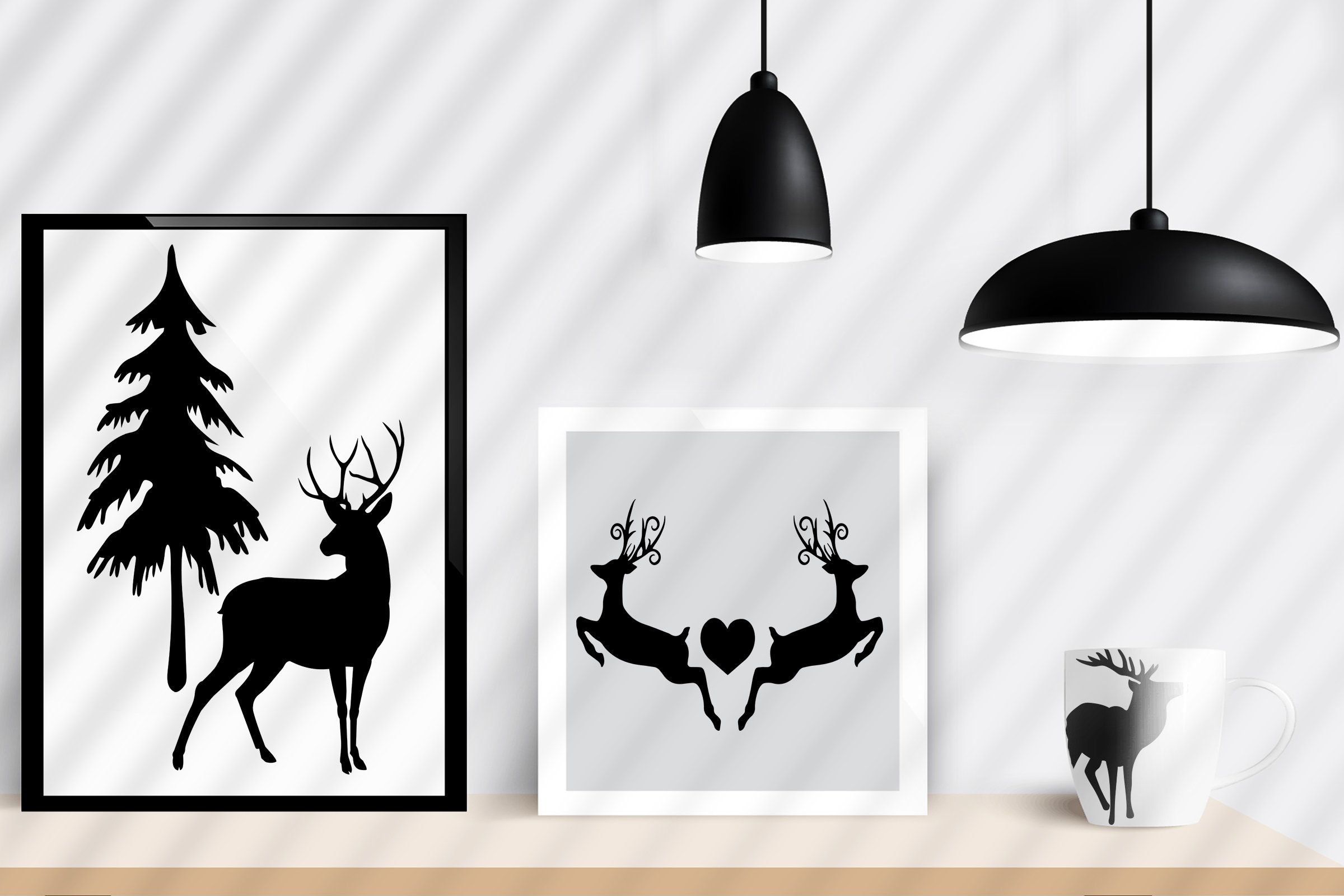 Use these moose for your posters.
