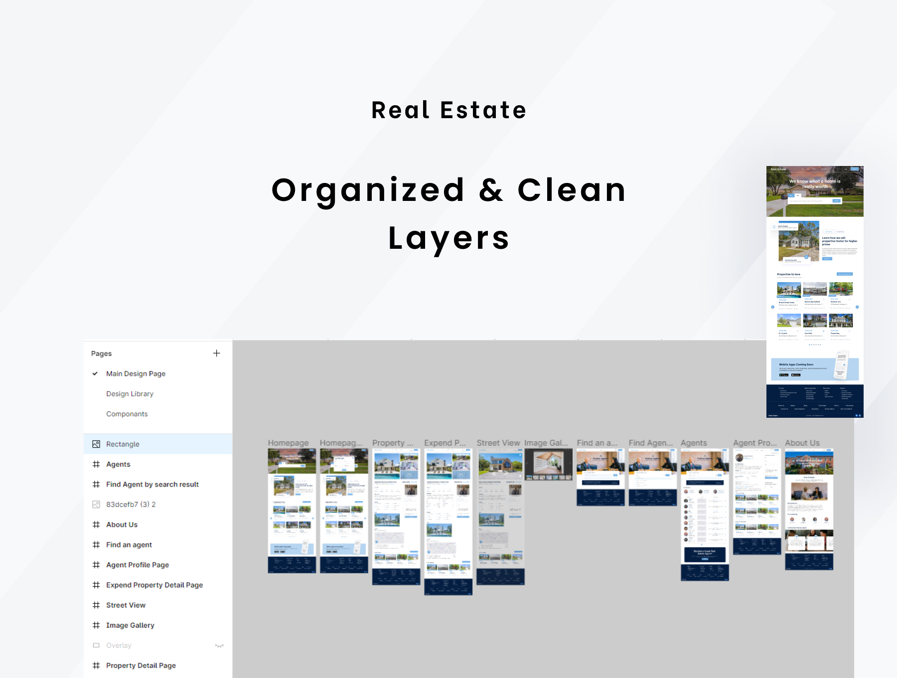Organized and clean layers.