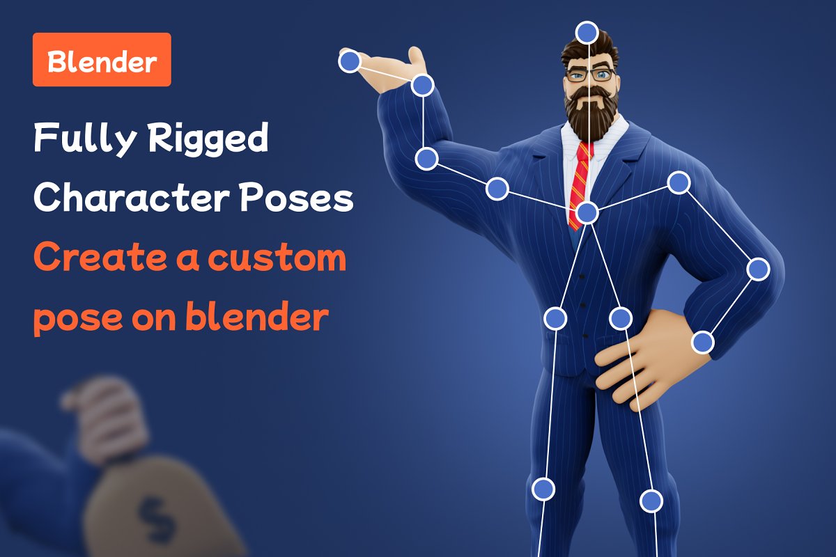 Create a custom pose on blender.