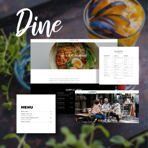 Dine - Restaurant, Food, Bakery, Cafe WordPress Theme.