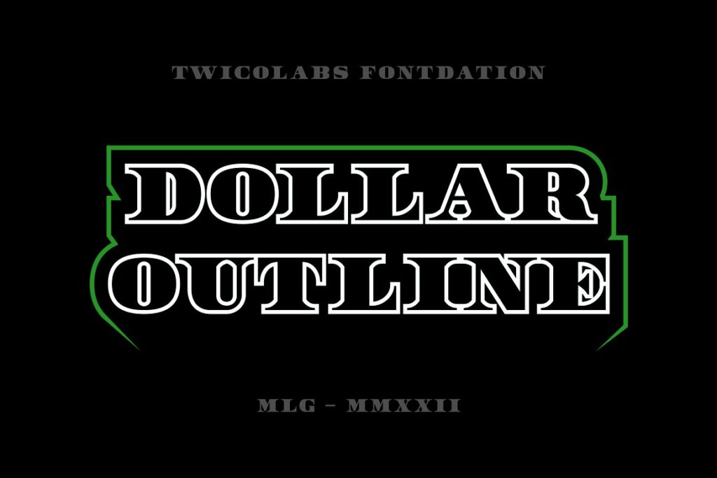 Dollar Bill Font – MasterBundles