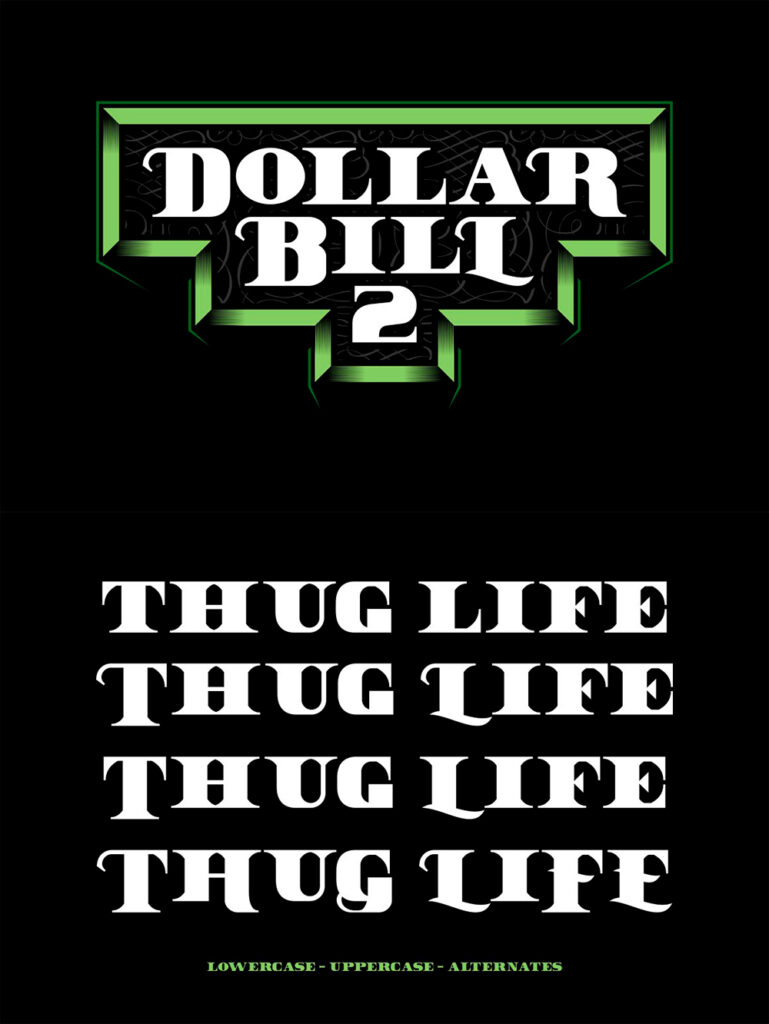 Dollar Bill Font – MasterBundles