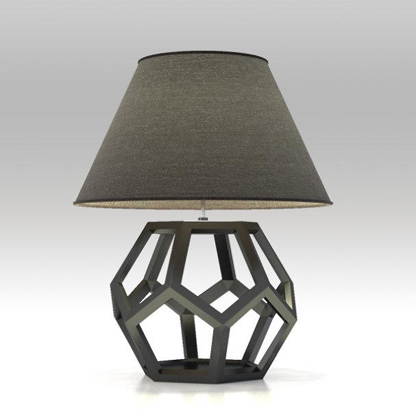 Dustin dodecahedron table lamp main image preview.
