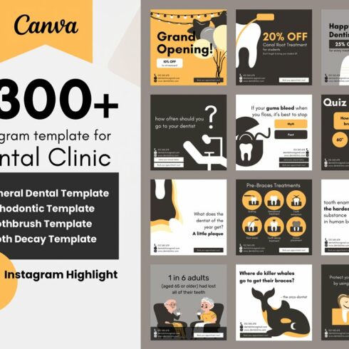 Dental Clinic Instagram Template YB.