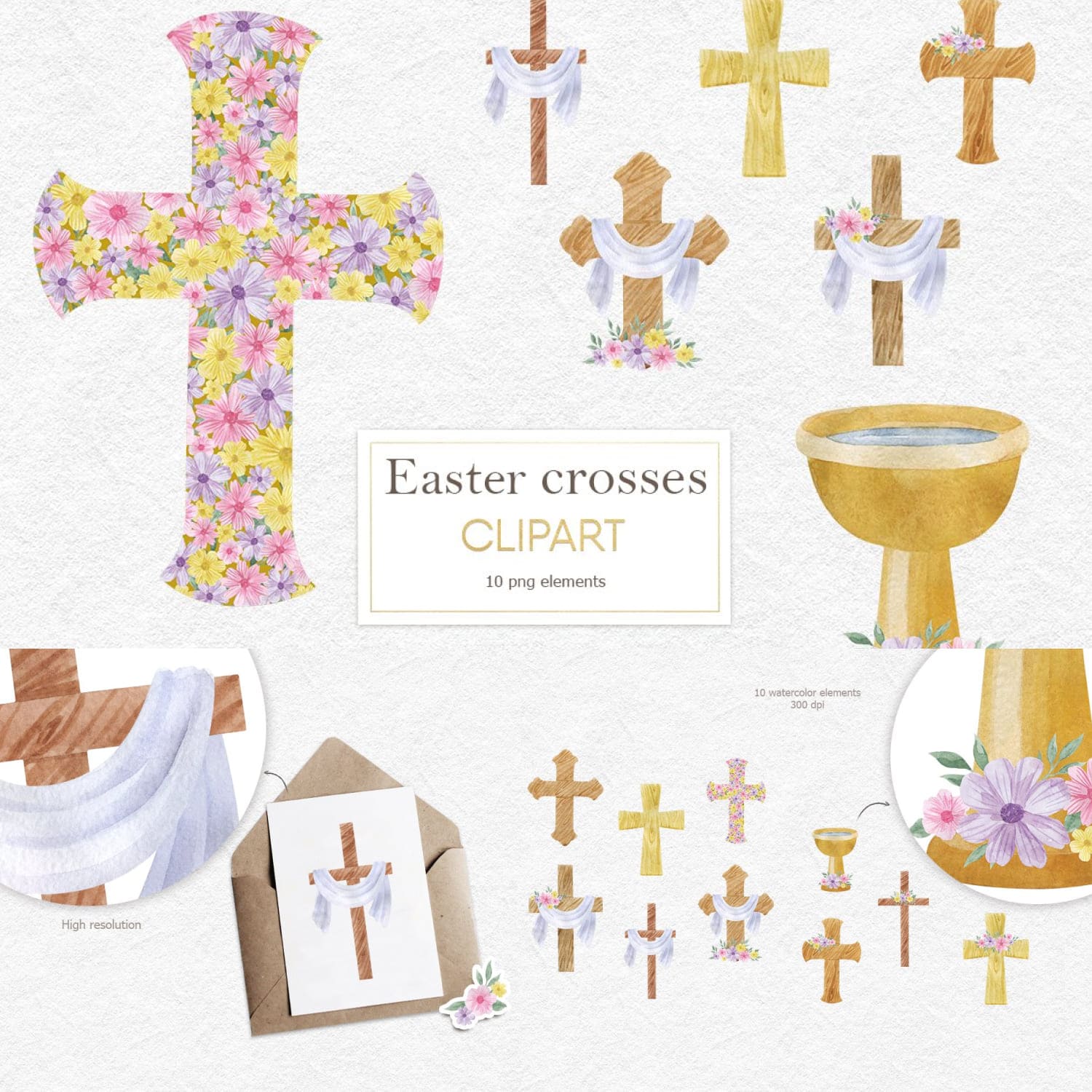 resurrection cross clipart