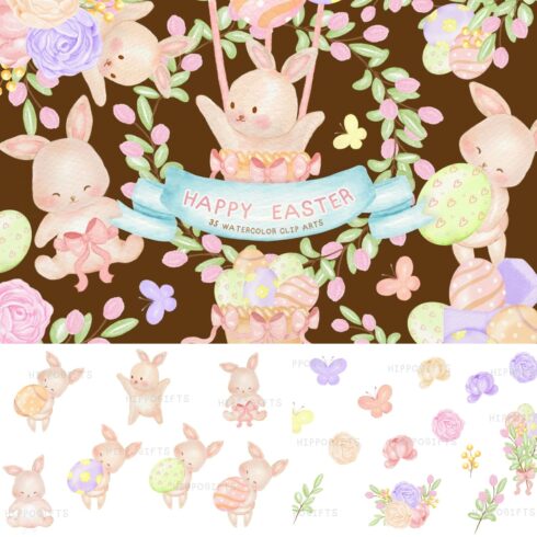 Easter Clipart. Easter Illustration - main image preview.