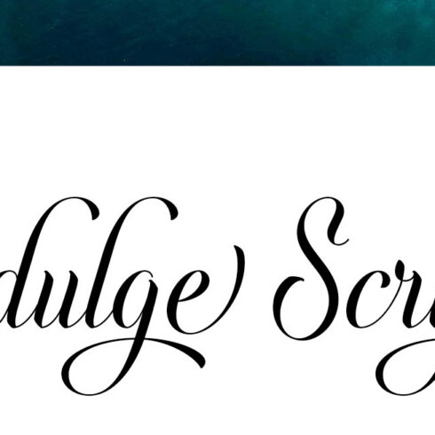 Indulge Script | Font.