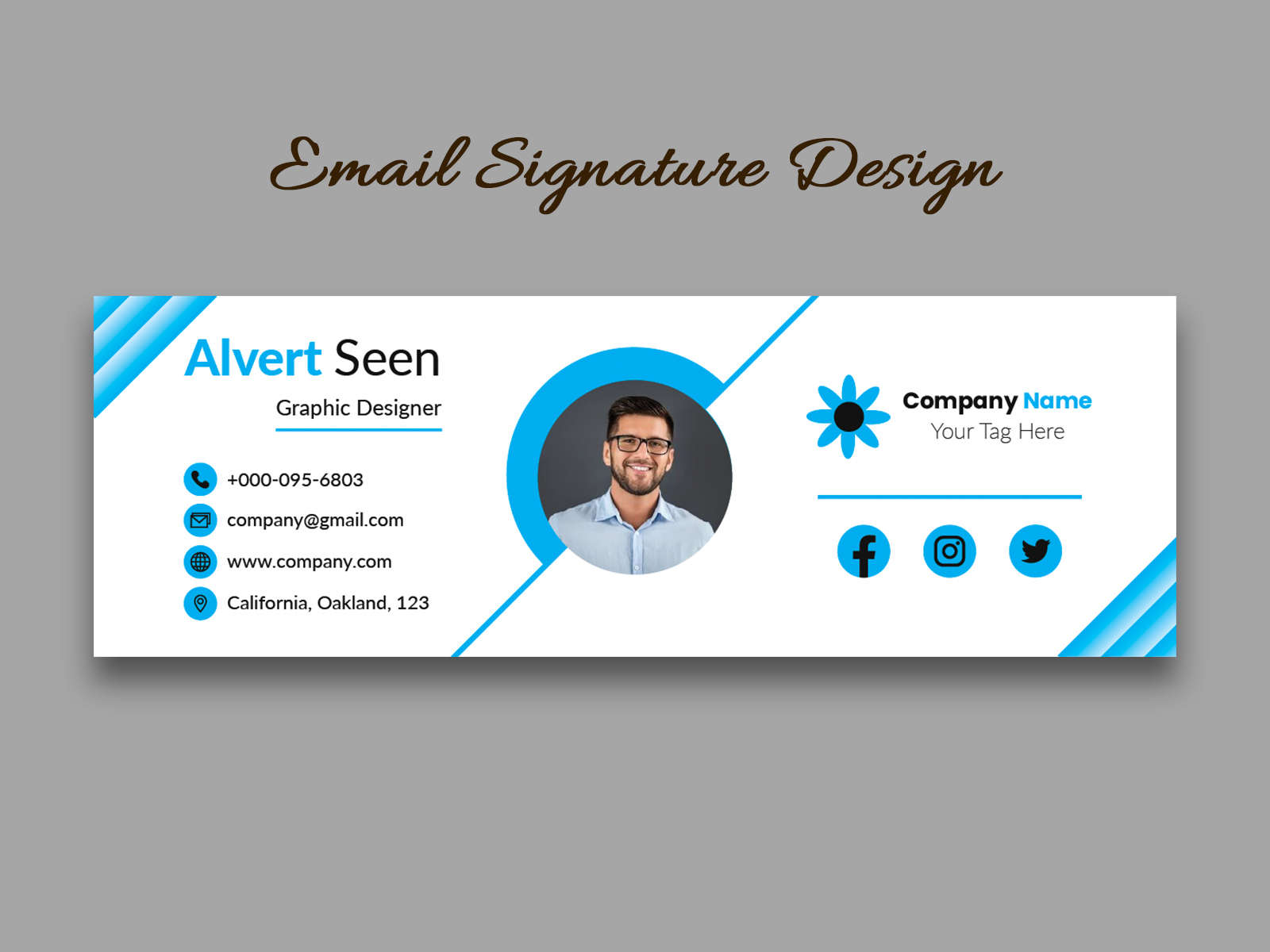 Email Signature Design preview image.