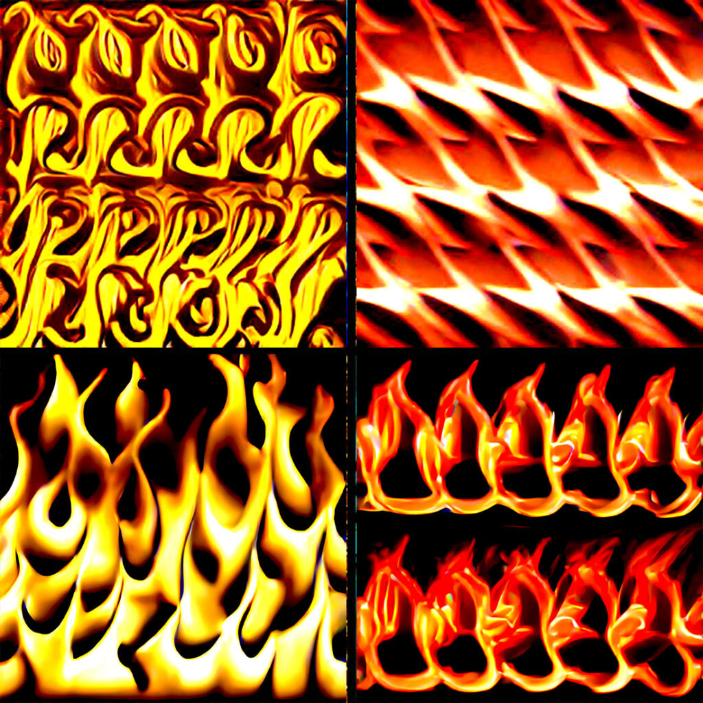 50 Fire Patterns Design - MasterBundles