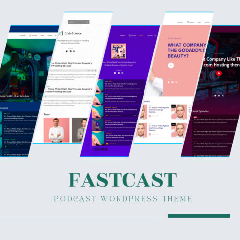 Fastcast - Podcast WordPress Theme.