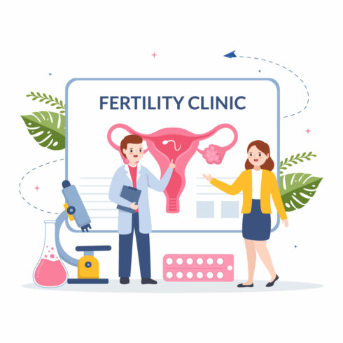 14 Fertility Clinic Illustration main cover image.