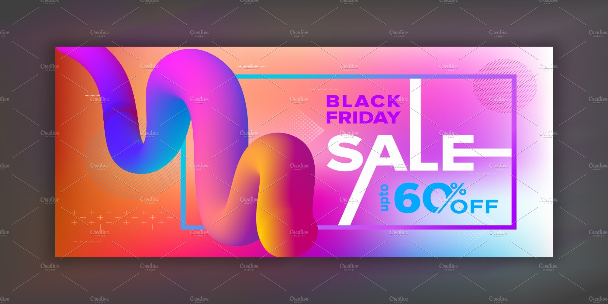 Delicate and creative Black Friday banner.