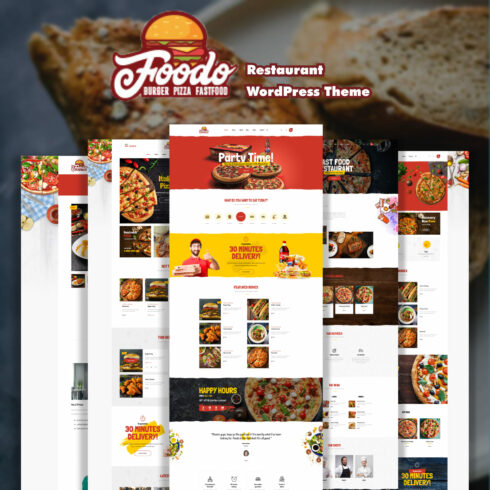 Foodo - Fast Food Restaurant WordPress Theme.