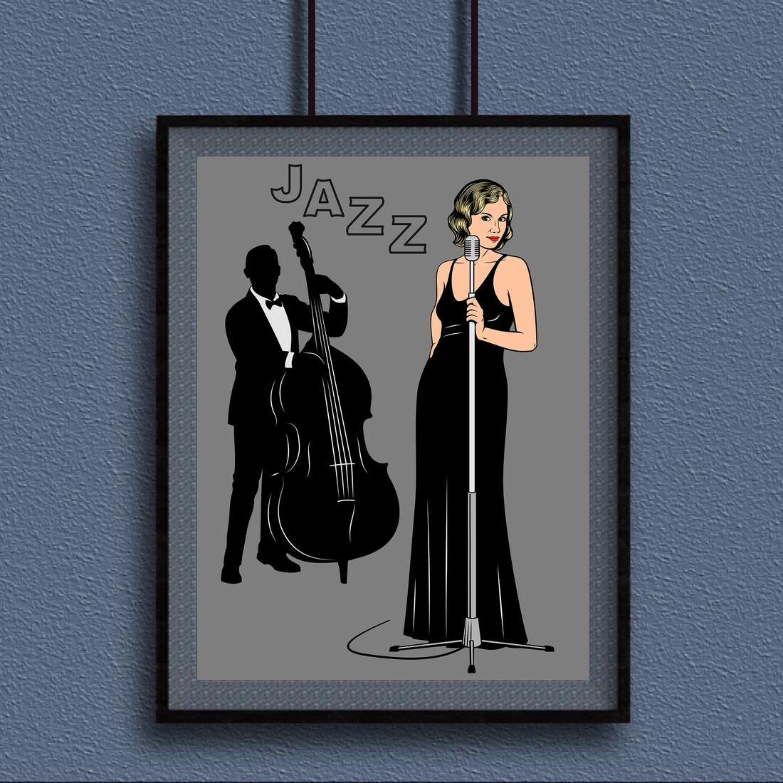 Stylish jazz poster.