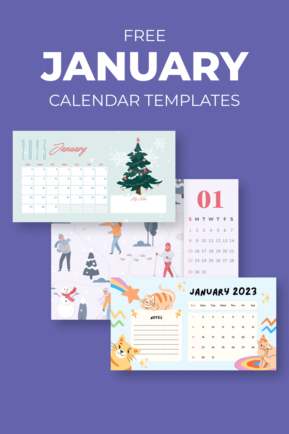 free january calendar templates pinterest 745.