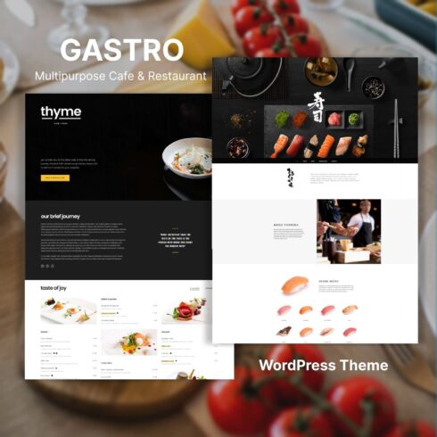 Gastro - Multipurpose Cafe & Restaurant WordPress Theme.