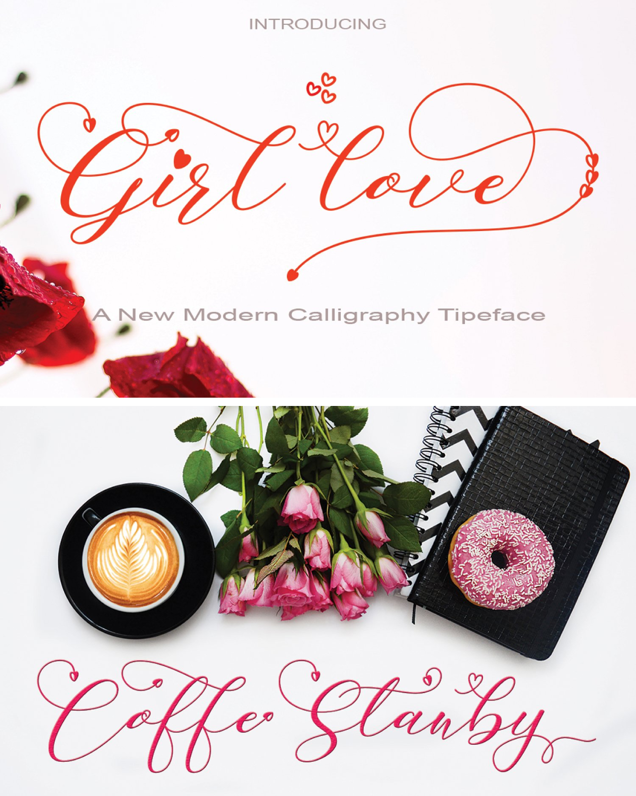 Girl love font pinterest image preview.